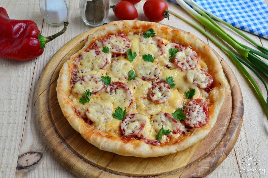 Очень простой рецепт пиццы в мультиварке