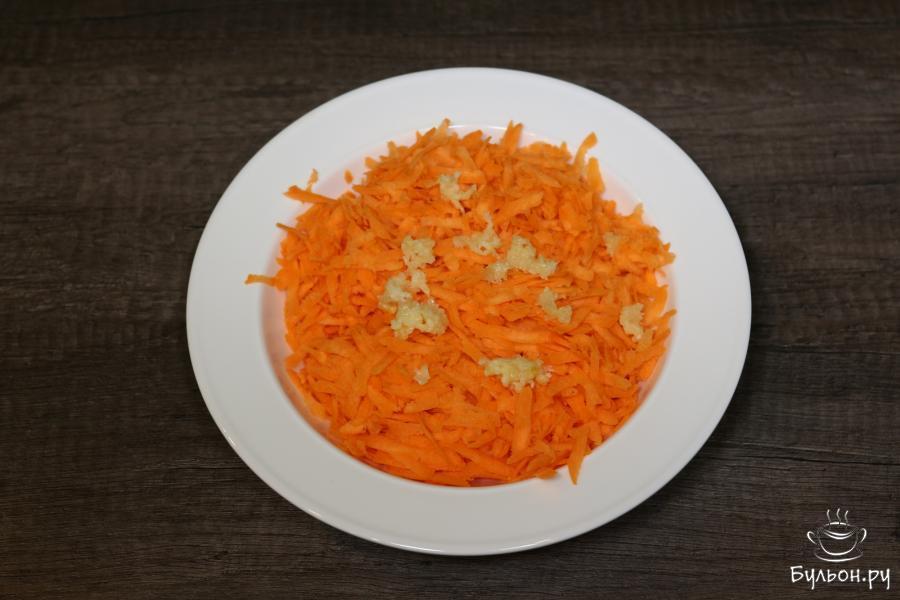 Салат из капусты и моркови с майонезом