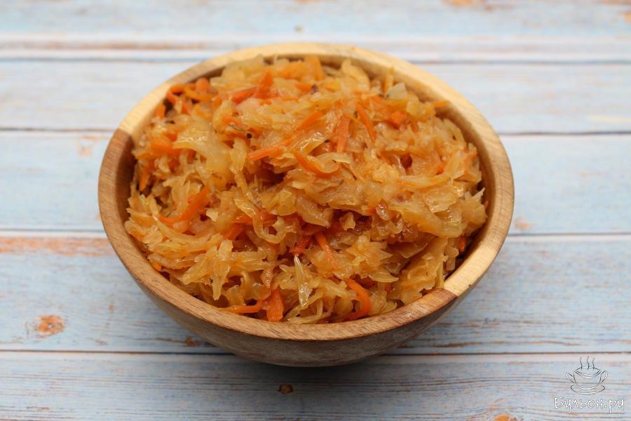 Тушеная квашеная капуста со специями | рецепт пошагово, фото, отзывы