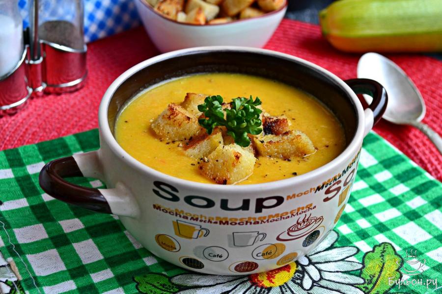 Суп-пюре из кабачков - радость для беззубых