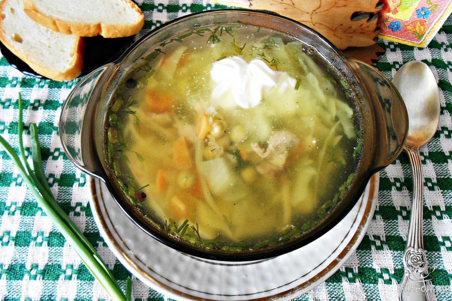 Овощной суп на курином бульоне - пошаговый рецепт с фото