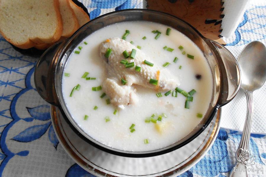 Сырный суп с курицей и рисом - пошаговый рецепт с фото