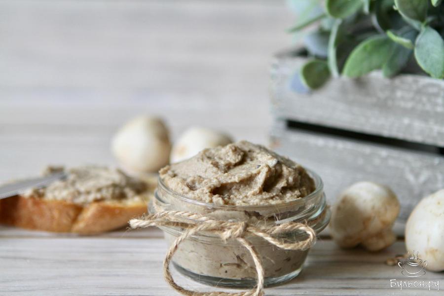 Грибной паштет с фасолью - пошаговый рецепт с фото