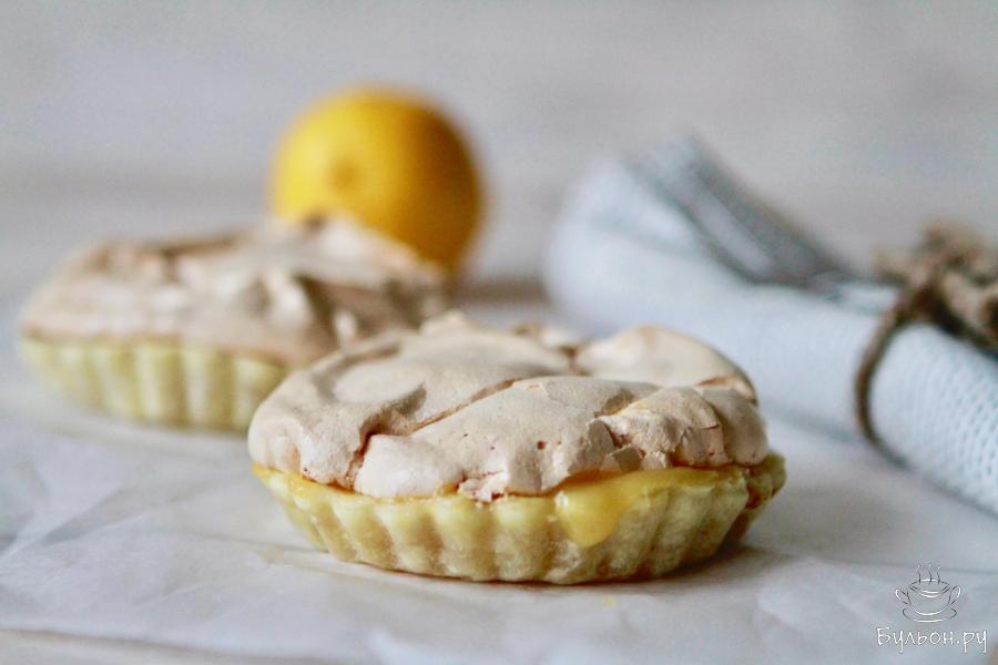 Тарталетки с лимонным курдом и меренгой - пошаговый рецепт с фото