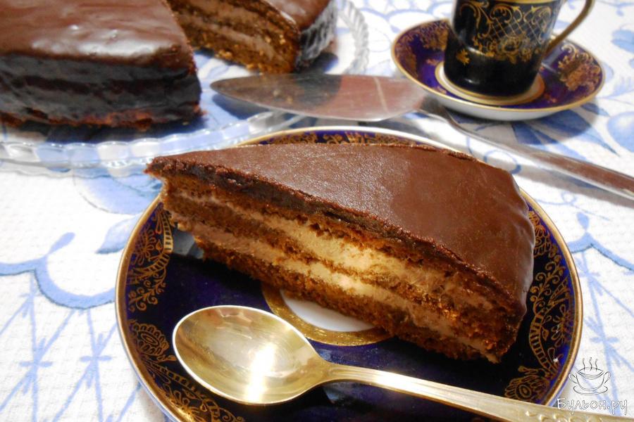 Пражский торт со сгущенкой, классический рецепт