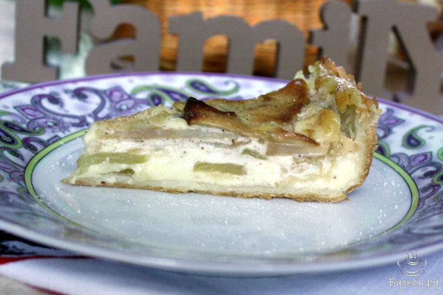 Цветаевский яблочный пирог со сметанной заливкой - пошаговый рецепт с фото