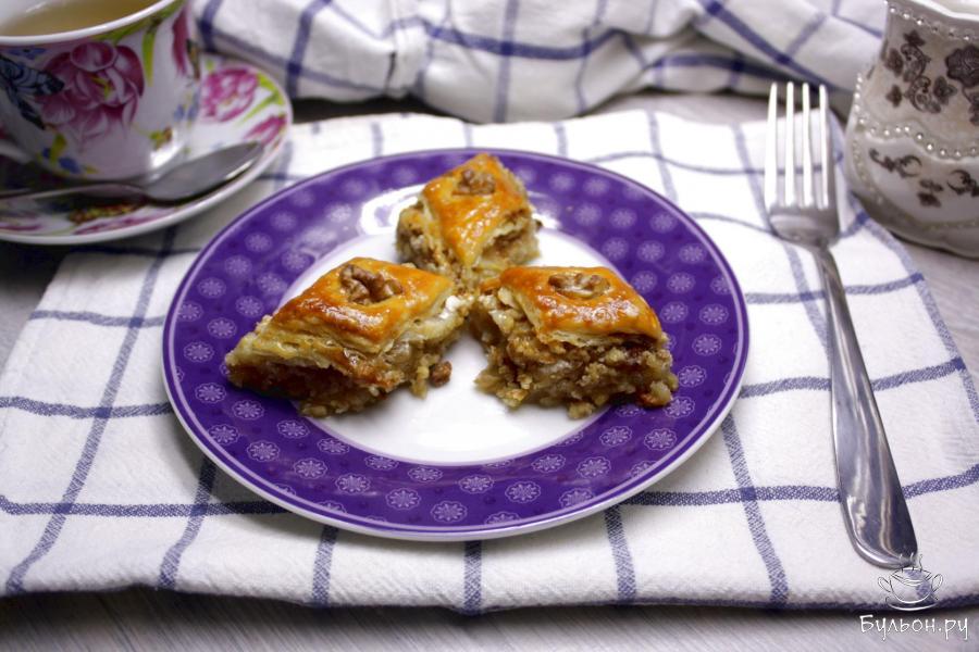 Узбекская пахлава с безе - пошаговый рецепт с фото