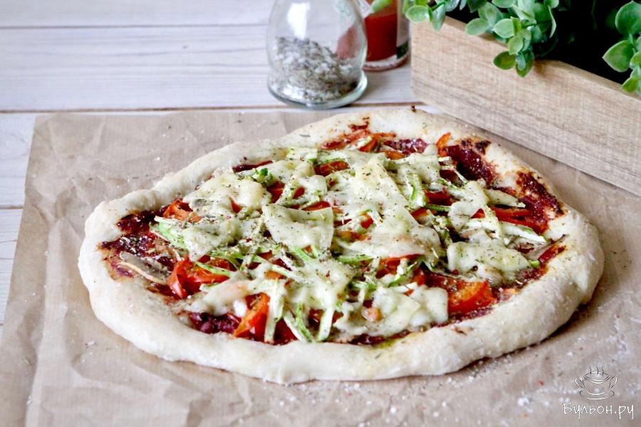 Овощная пицца - пошаговый рецепт с фото