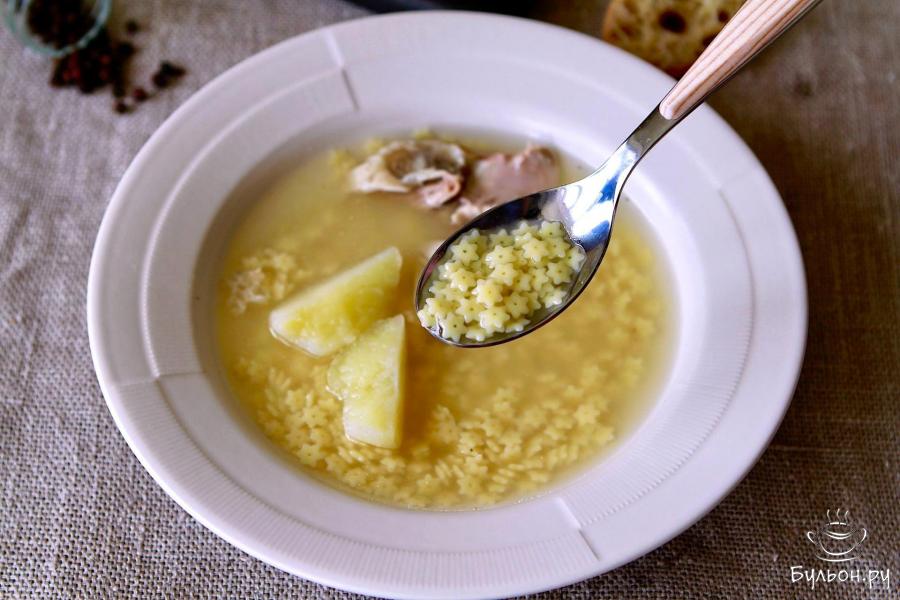 Детский куриный суп с макаронами - пошаговый рецепт с фото