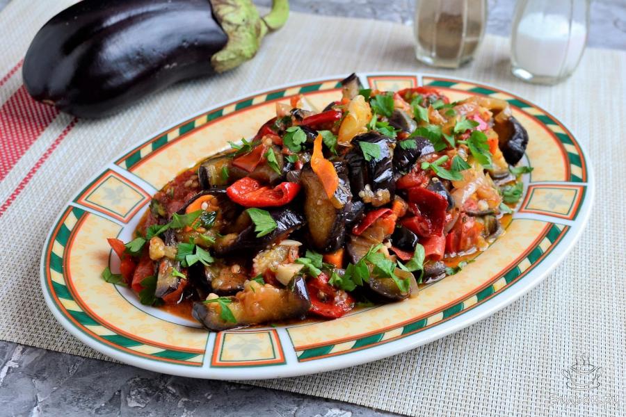 Соте из овощей с баклажанами: рецепт приготовления на сковороде