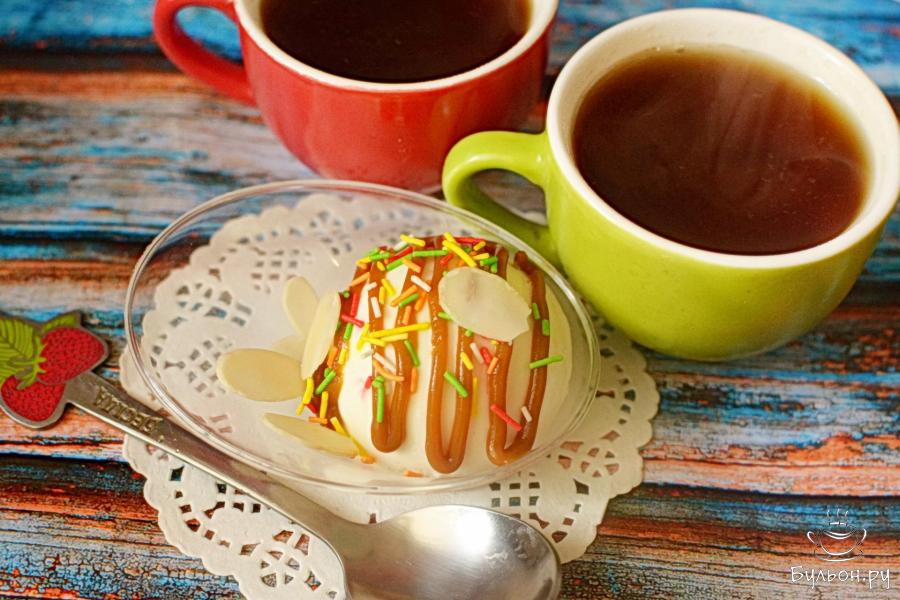 Домашнее мороженое со сгущенкой - пошаговый рецепт с фото