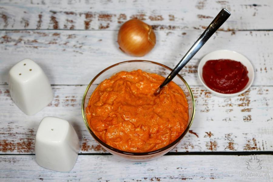 Сливочно-томатный соус - пошаговый рецепт с фото