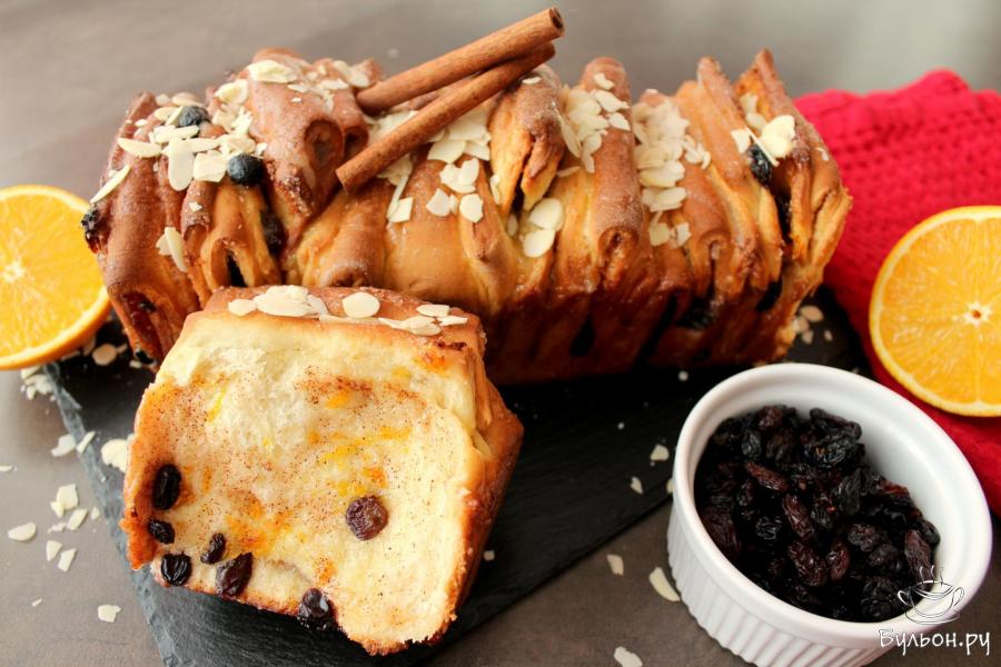 Гармошка с апельсиновой цедрой и изюмом Гармошка с апельсиновой цедрой и изюмом