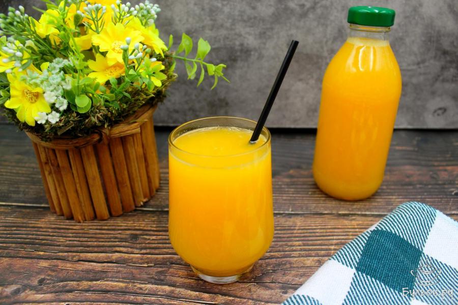 Бодрящий апельсиново-лимонный сок - пошаговый рецепт с фото