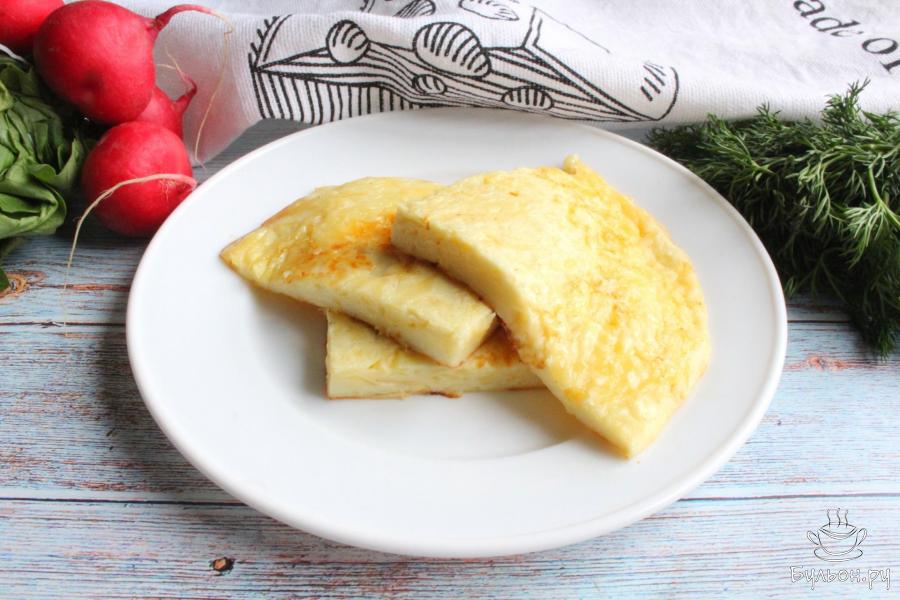 Сырная лепешка на завтрак - пошаговый рецепт с фото