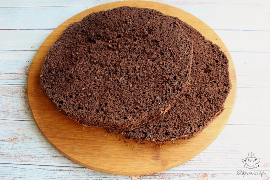 Шоколадный бисквит для тортов и пирожных