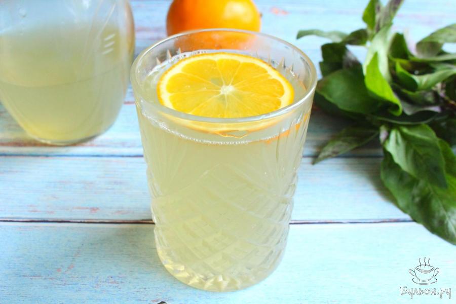 Лимонад из зеленого базилика - пошаговый рецепт с фото