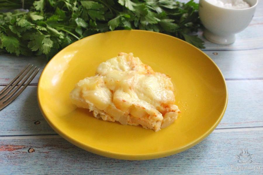 Вареный картофель с яйцом и сыром в духовке - пошаговый рецепт с фото
