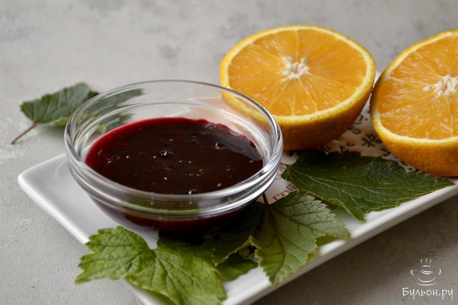 Сырое варенье из черной смородины и апельсина на зиму - пошаговый рецепт с фото