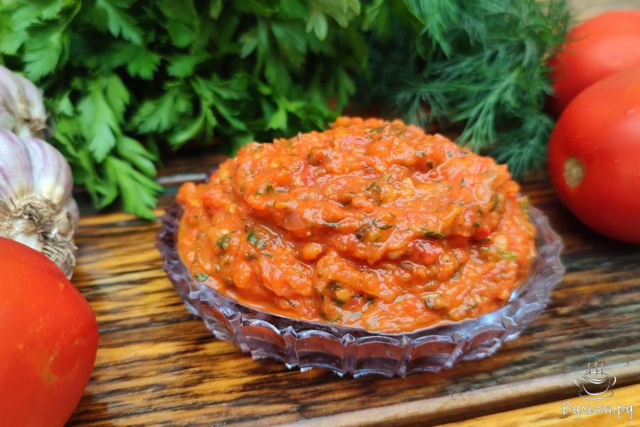 Соус из помидор и лука для пиццы - пошаговый рецепт с фото