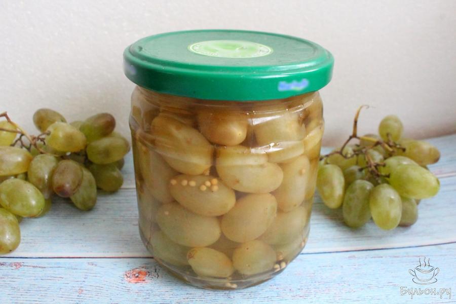 Маринованный виноград с горчичными зернами - пошаговый рецепт с фото