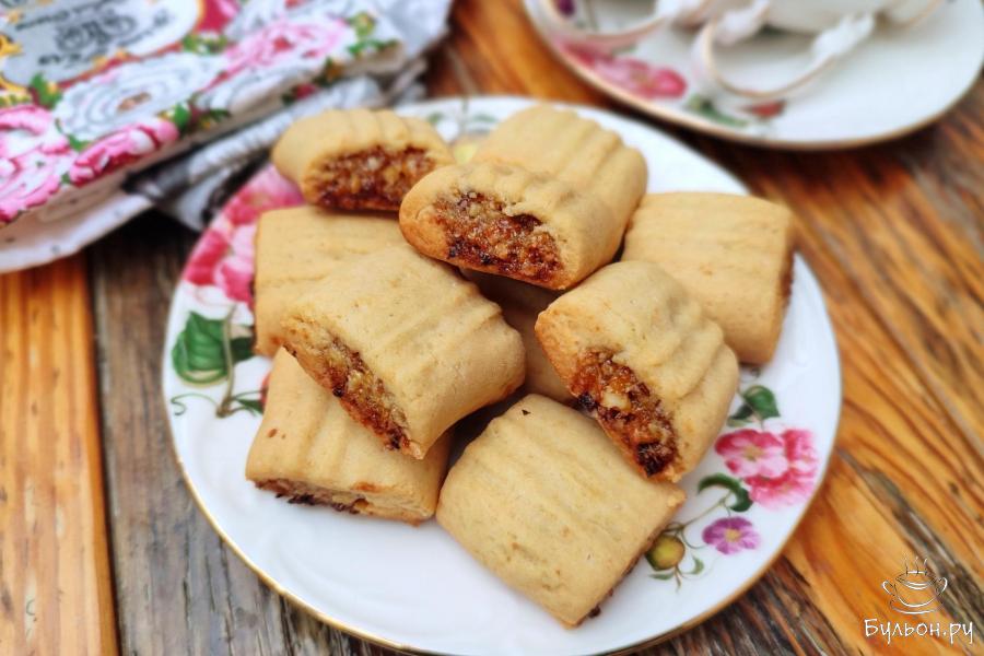 Печенье на растительном масле с сухофруктами и орехами Печенье на растительном масле с сухофруктами и орехами