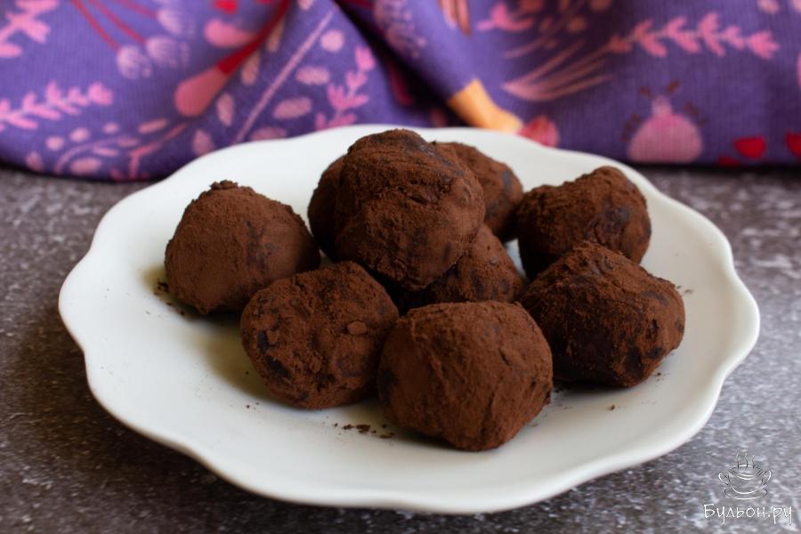 Мягкие шоколадные конфеты в домашних условиях - пошаговый рецепт с фото