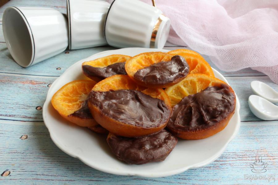 Карамелизованные мандарины в шоколаде - пошаговый рецепт с фото