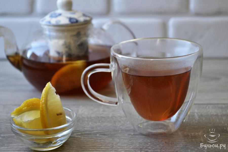 Зеленый чай с шиповником и лимоном - пошаговый рецепт с фото