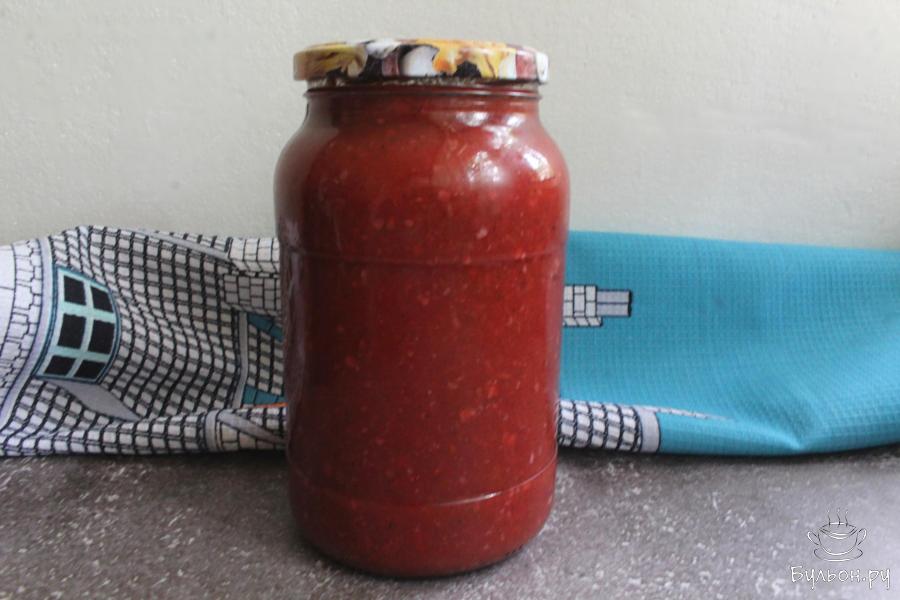Аджика из помидоров со сливами на зиму - пошаговый рецепт с фото