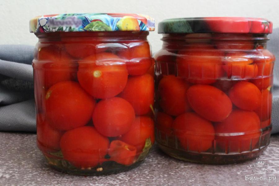 Классические помидоры черри с зернами горчицы - пошаговый рецепт с фото