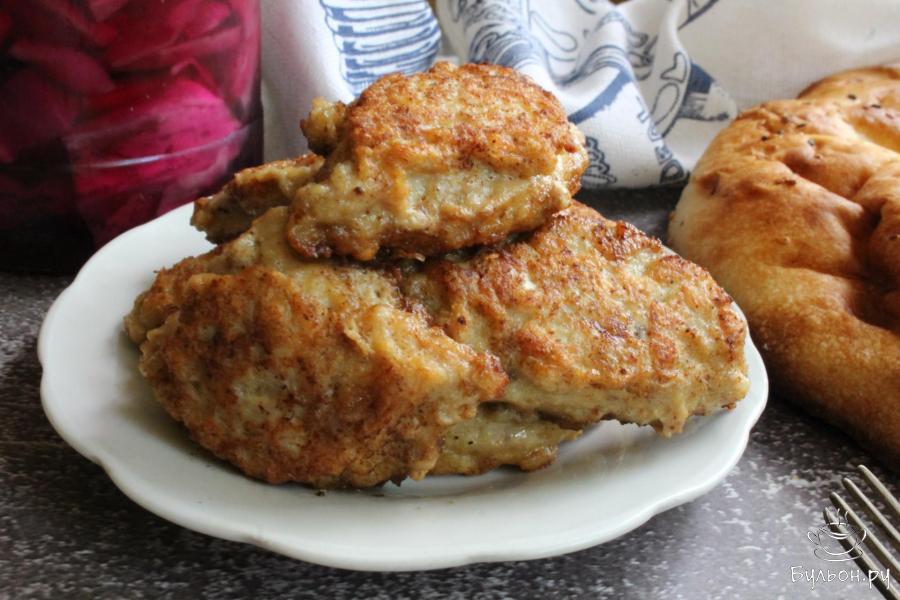 Куриные котлеты по-французски на сковороде - пошаговый рецепт с фото
