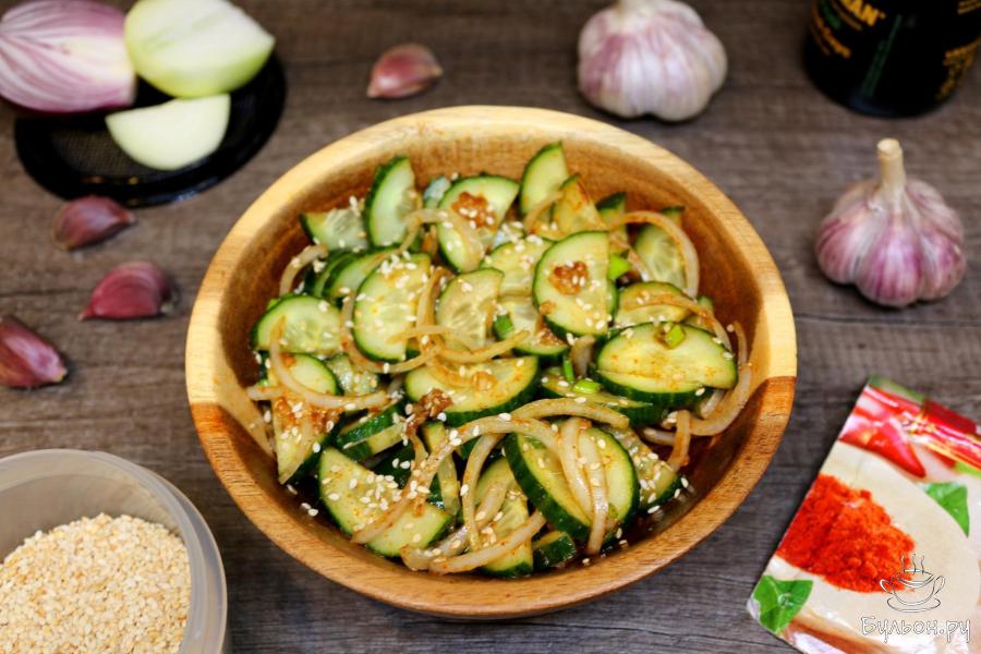 Огурцы по-корейски острые Огурцы по-корейски острые