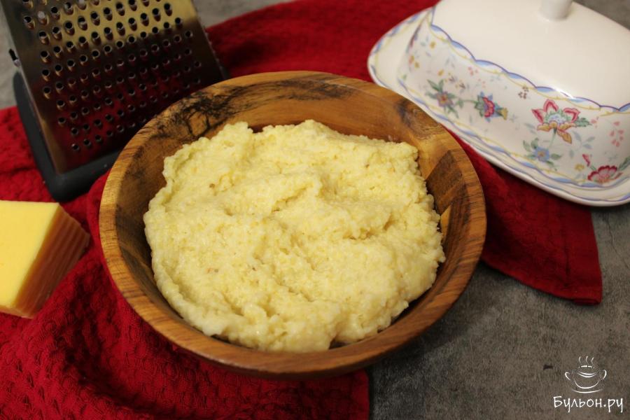 Пшенная каша с сыром - пошаговый рецепт с фото