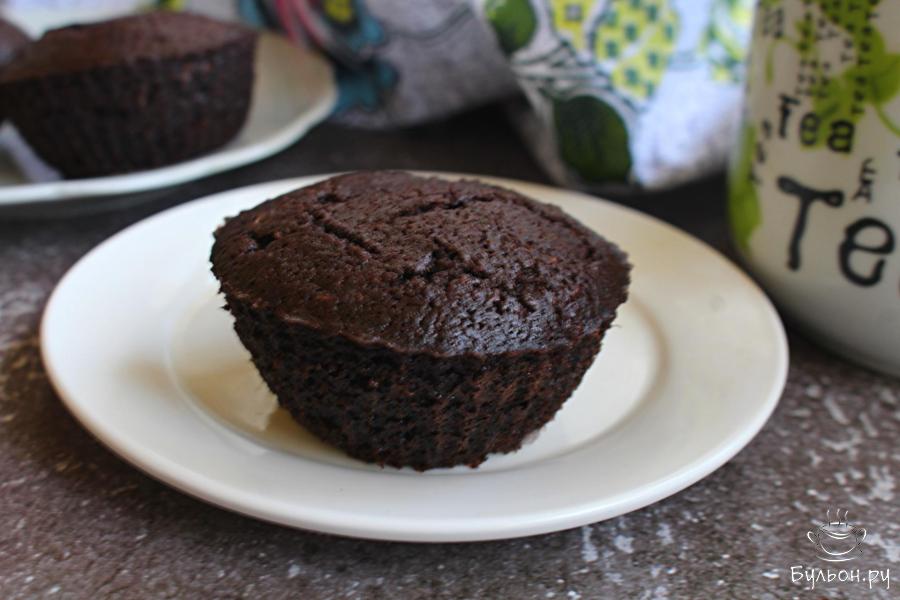 Шоколадные кексы с джемом из пряников - пошаговый рецепт с фото
