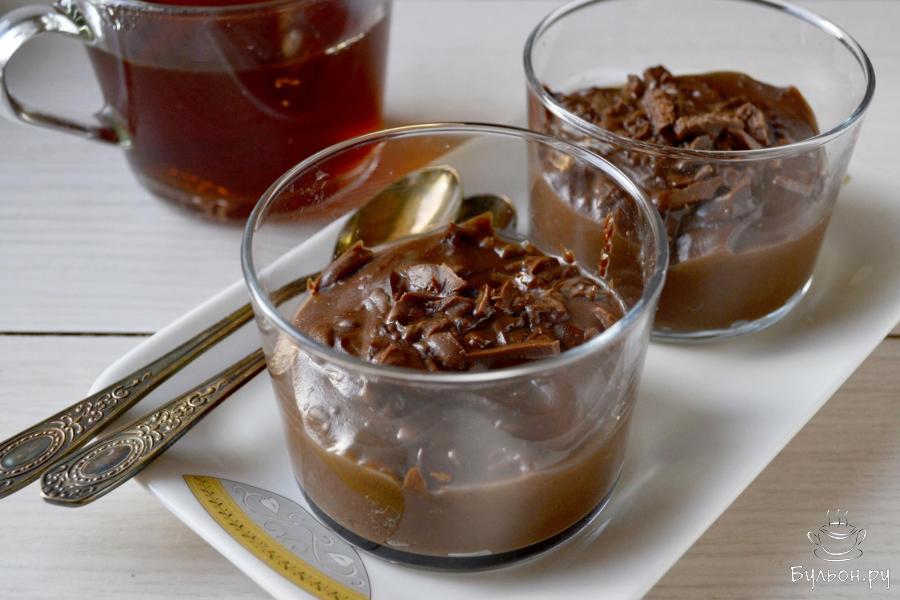 Шоколадный пудинг - пошаговый рецепт с фото