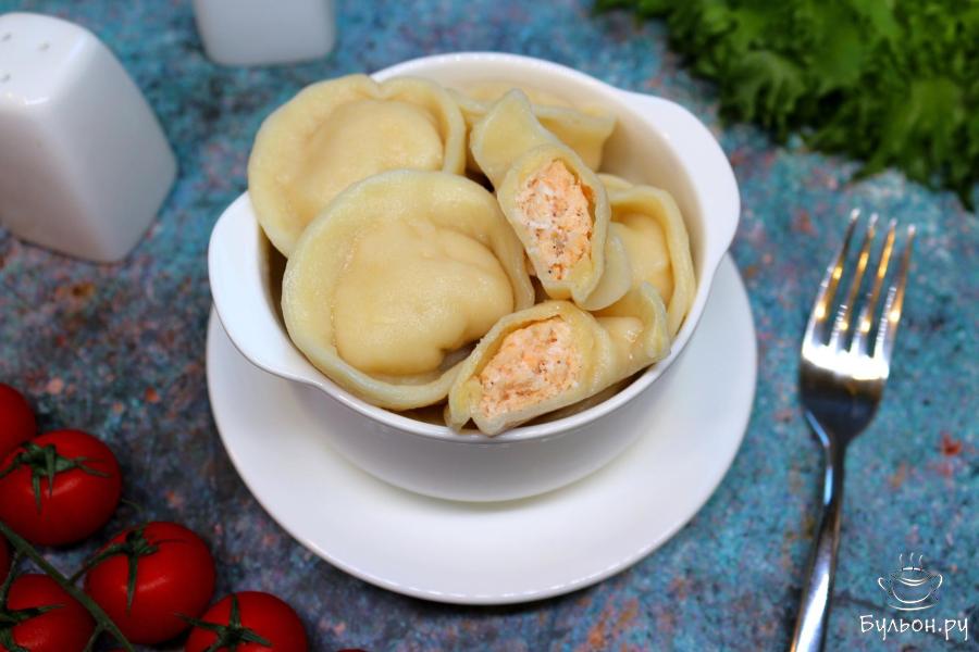 Пельмени из лосося Пельмени из лосося - пошаговый рецепт с фото
