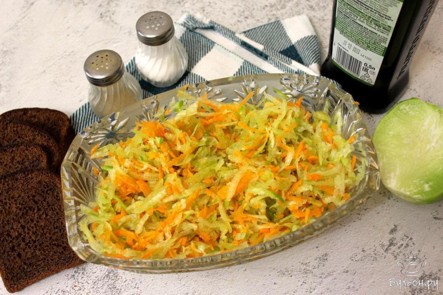 Салат с редькой, морковью и перцем Салат с редькой, морковью и перцем