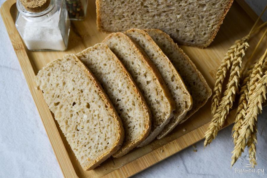 Хлеб с кабачками и семечками на закваске в хлебопечке