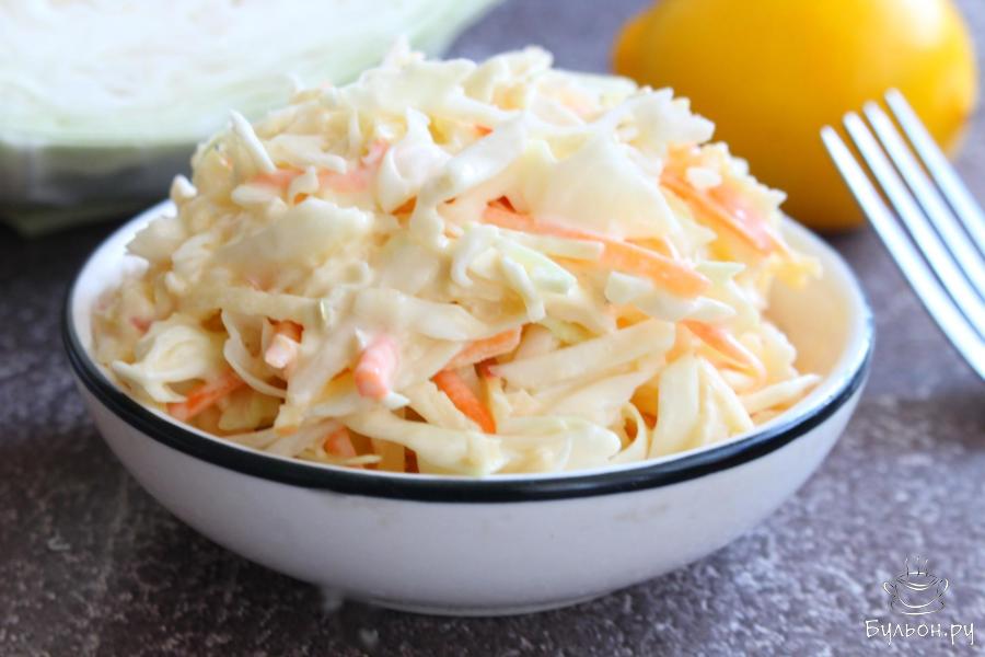 Салат Коул Слоу с морковью и яблоками Салат Коул Слоу с морковью и яблоками