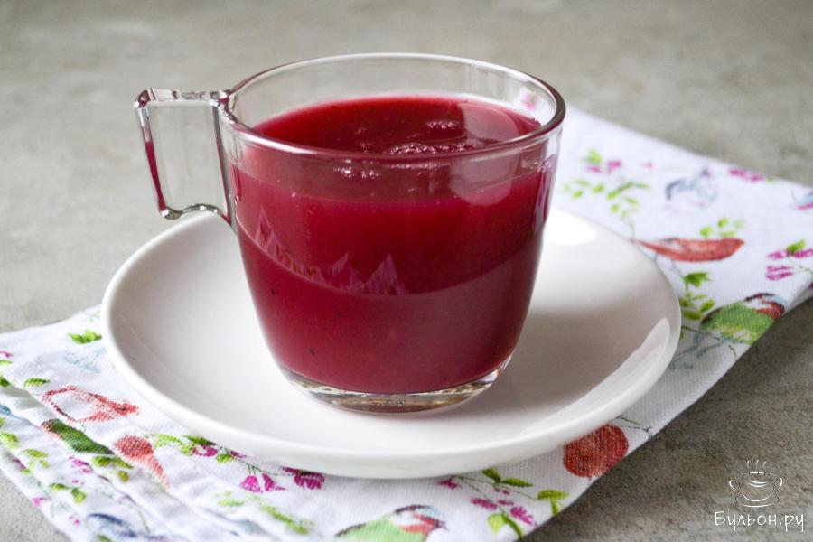 Кисель из клюквы и черной смородины Кисель из клюквы и черной смородины