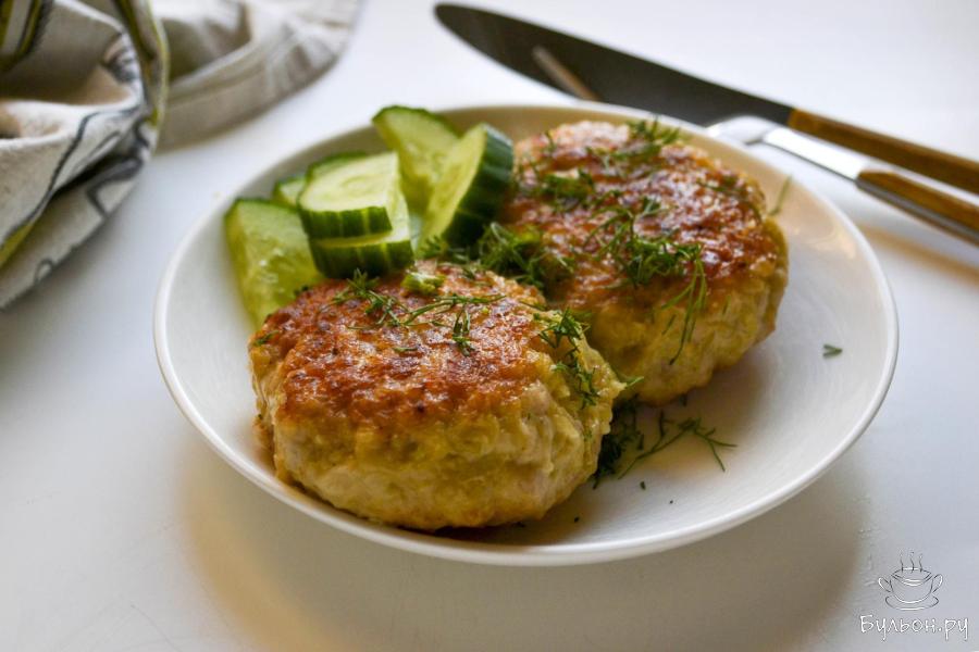 Сочные котлеты из мясного фарша с тертой картошкой