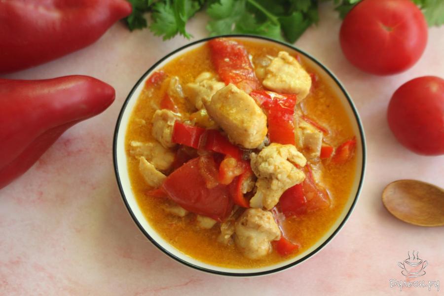 Венгерский паприкаш с куриным филе