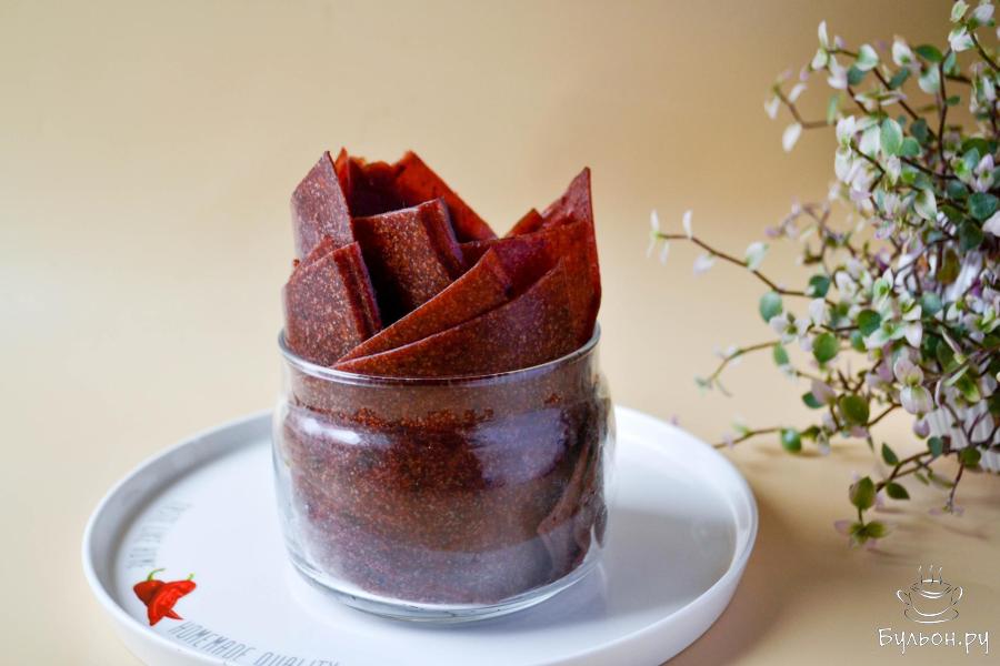 Пастила из яблок и слив в электросушилке