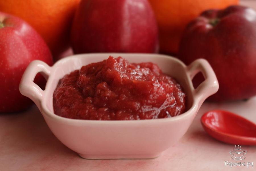 Сливовый джем с яблоками и апельсинами