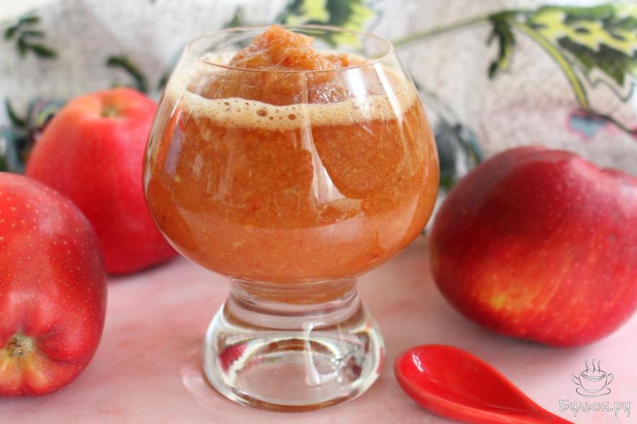 Смузи из сливы, груш и яблок