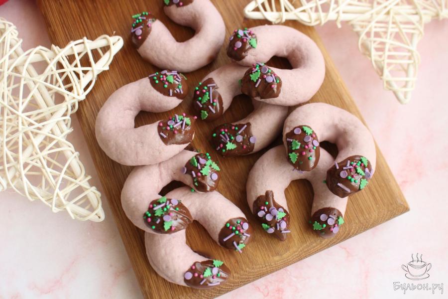 Новогоднее печенье Подковы