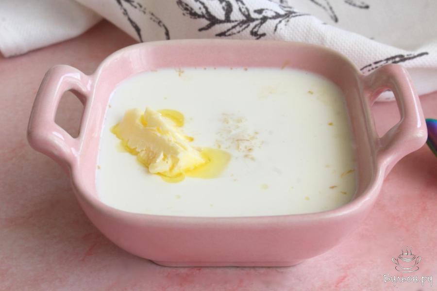 Молочная каша с кускусом и манкой