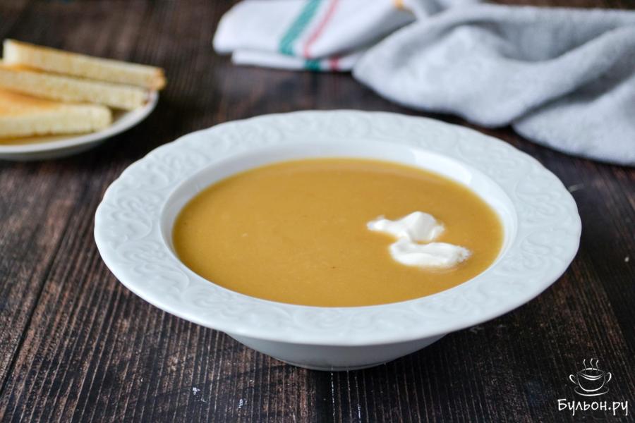 Суп тыквенный с грибами