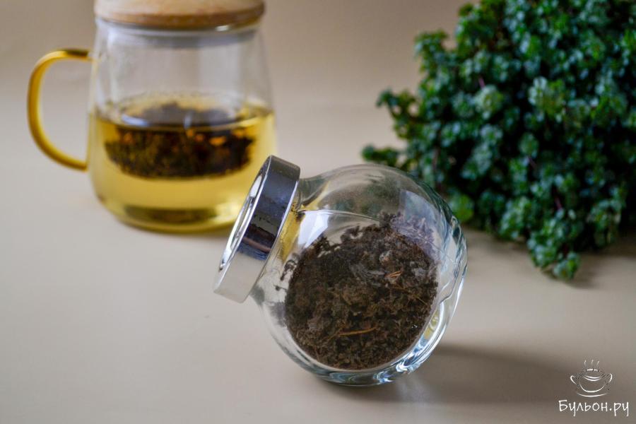 Ферментированный чай из листьев черной смородины